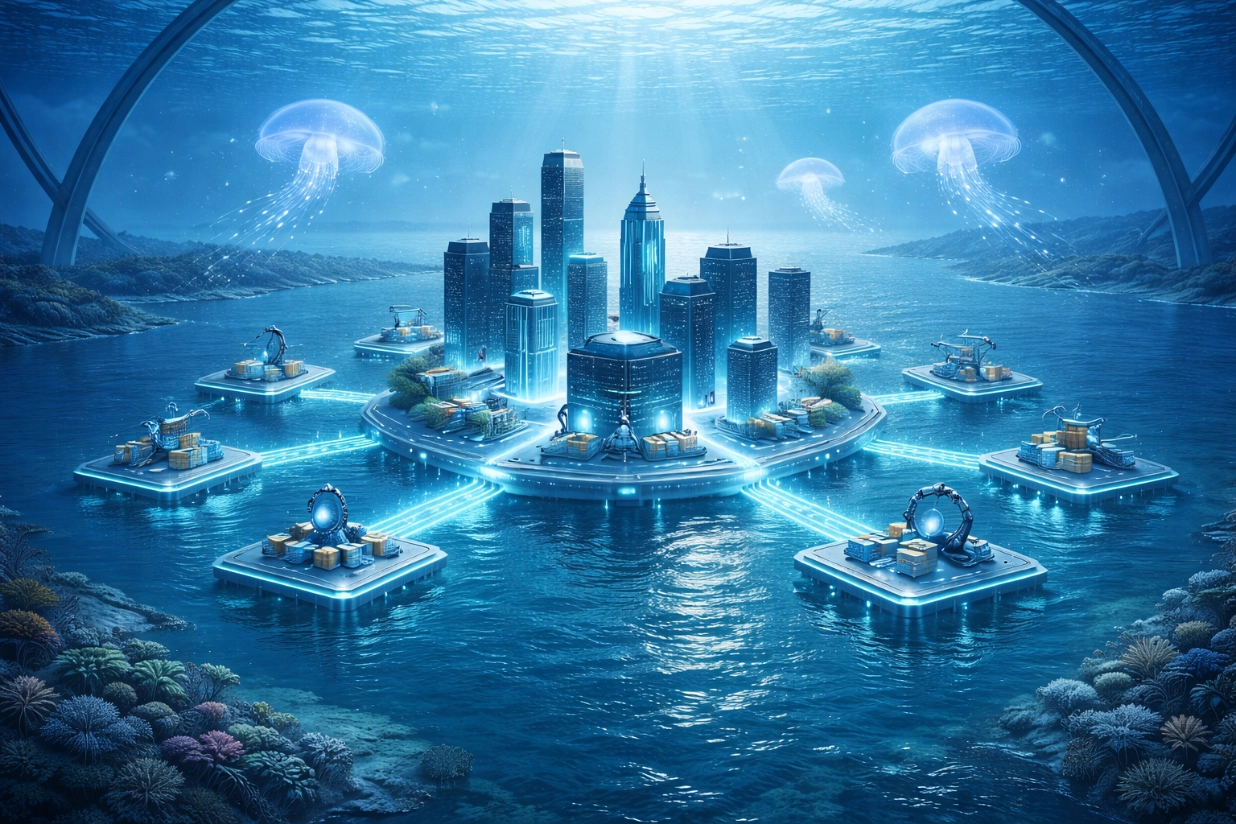 Vurbis supplier connectivity ecosystem illustration