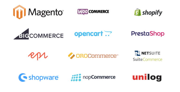 Toonaangevende e-commerce platforms